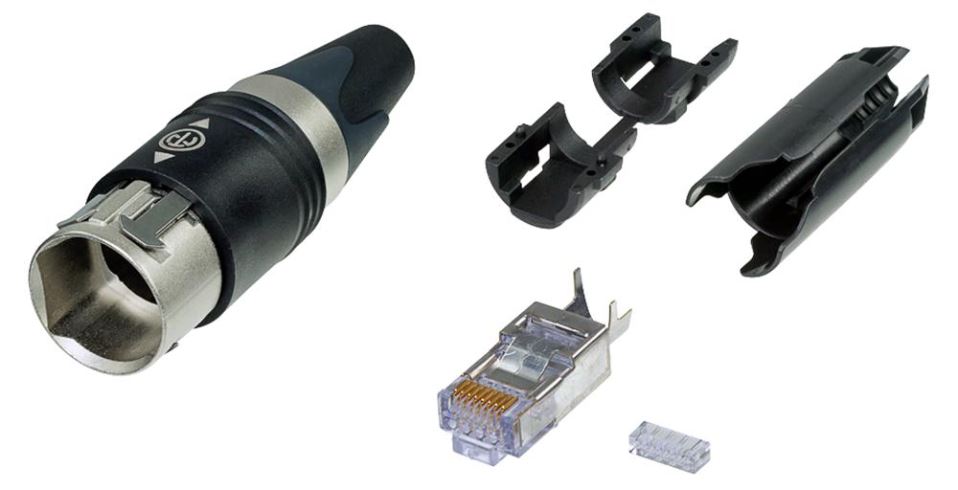 NEUTRIK Ethercon Plug Autoassemblato, CAT6, IP65