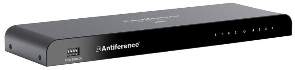 ANTIFERENCE Divisor HDMI 8 Salidas 4K UHD HDR con EDID y HDCP 2.2