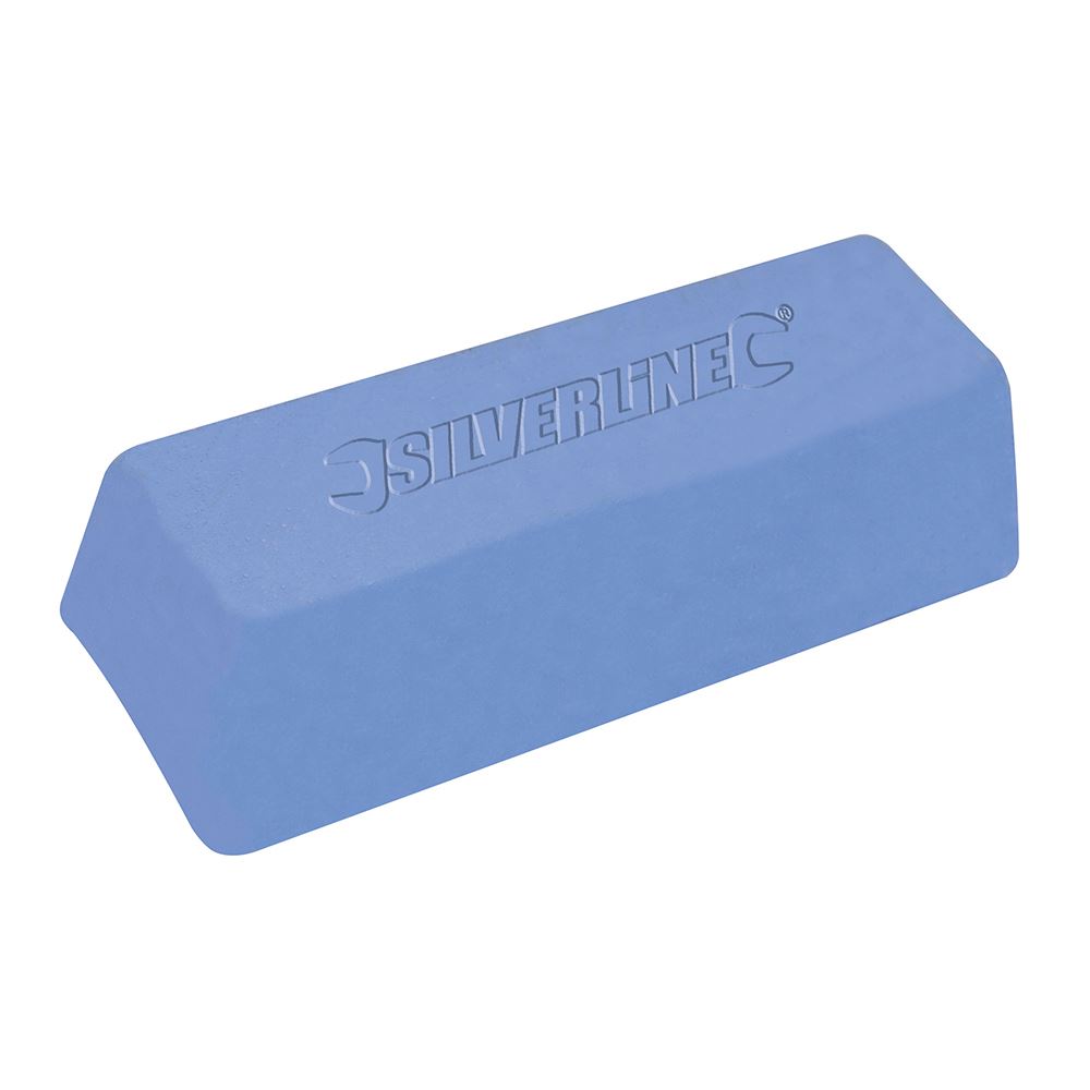 Silverline Composto de Polimento Azul Fino, Bloco de 500g
