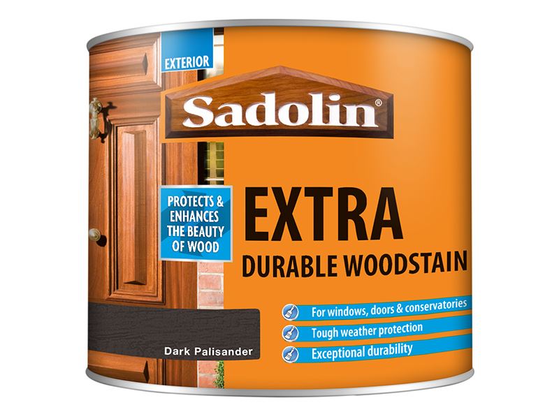 Sadolin Extra Durable Woodstain - Dark Palisander, 500ml