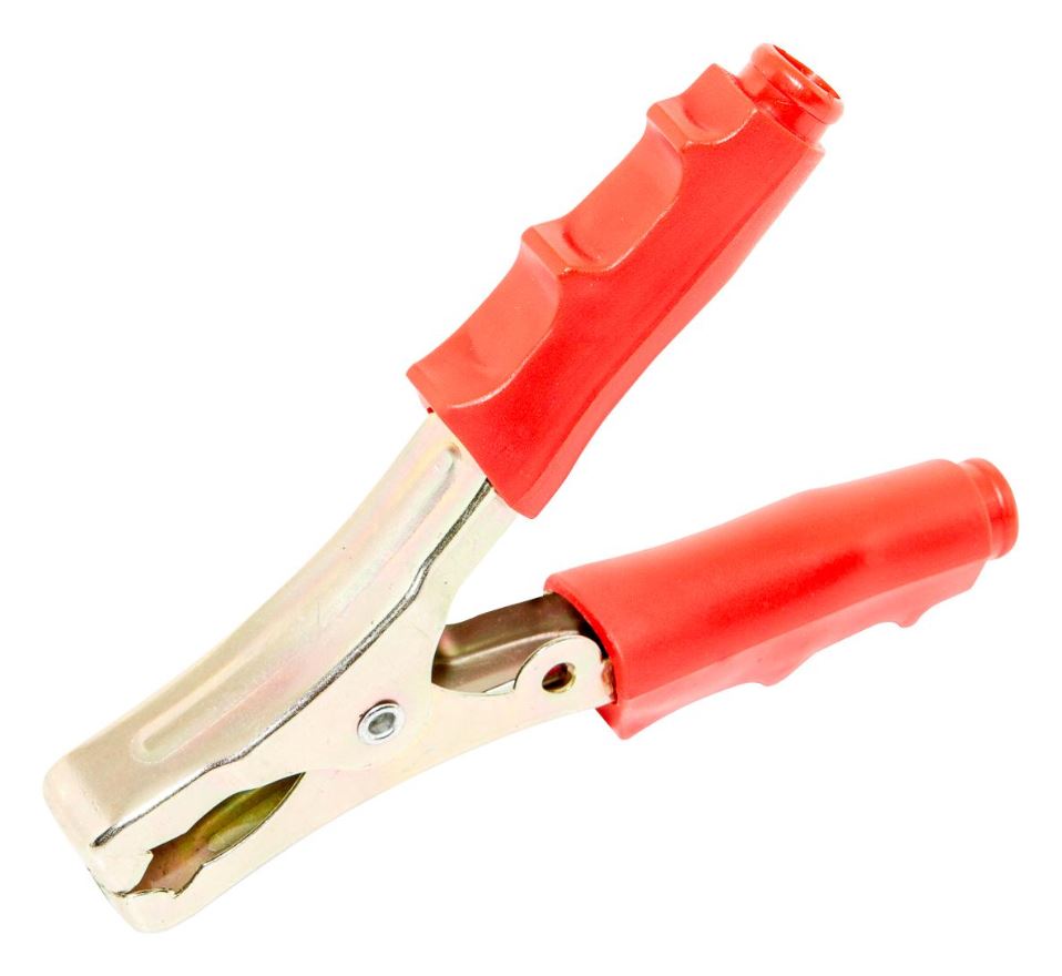 Mueller Electric Mid-Sized Battery Clip, 60A, 112mm, Red