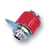 Pro Signal 4mmバナナソケット 赤 パネルマウント 10個入り
