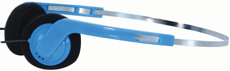 PRO SIGNAL Classic 80s-Style Stereo Headphones - Blue