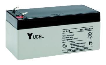 YUASA Yucel Batteria al Piombo Sigillata 12V 2,8Ah