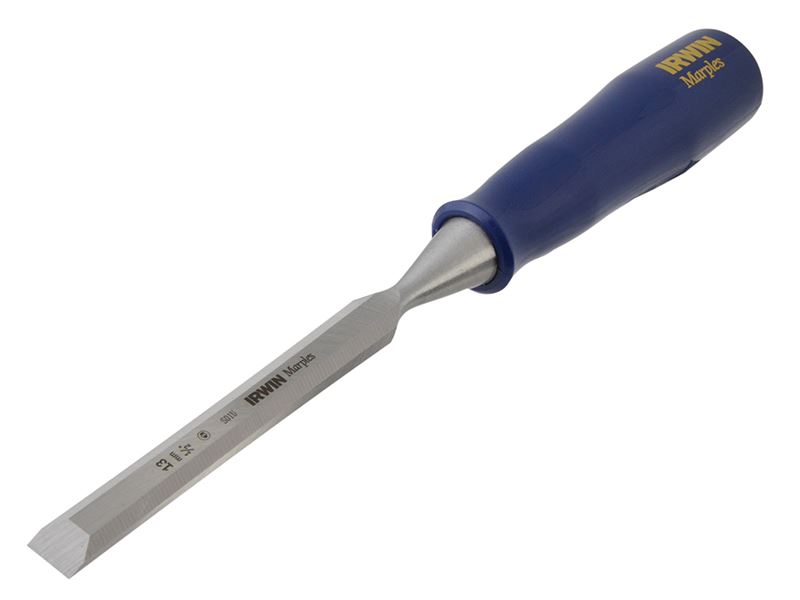 IRWIN Marples M444 Bevel Edge Chisel, Blue Chip Handle, 13mm (1/2in)