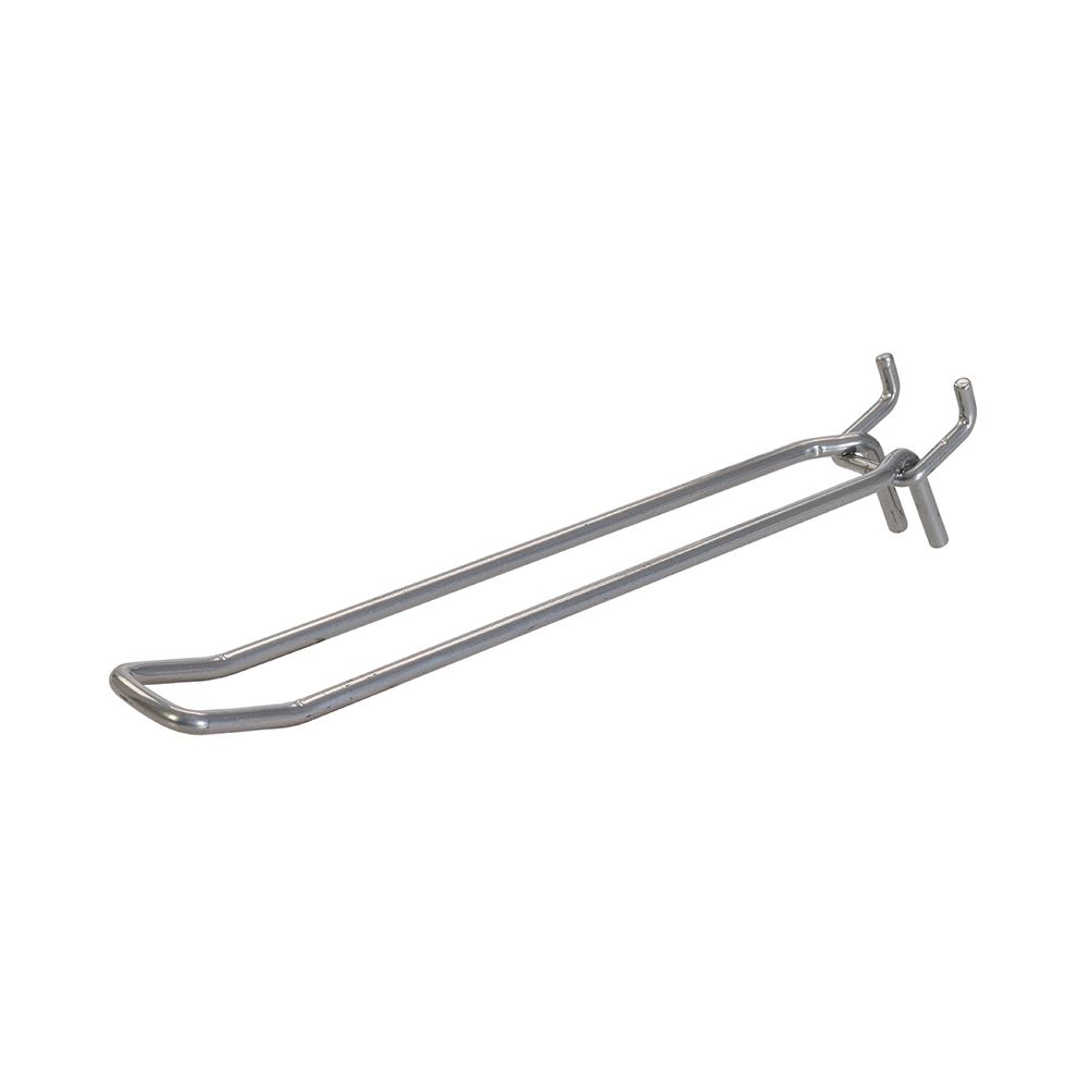 Silverline Euro Hook 200mm, 20-Pack, Silver