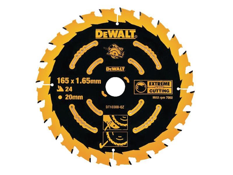 DEWALT Extreme Framing Circular Saw Blade 165mm x 20mm, 40T