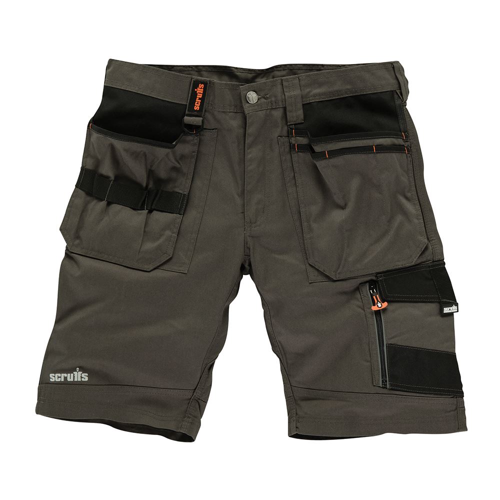 Scruffs Trade Short Slate Work Shorts, 38in W