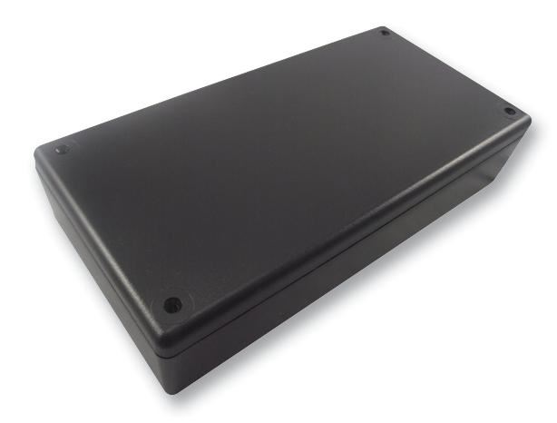 HAMMOND Carcasa Portátil IP54 Negra ABS - 220x110x44mm