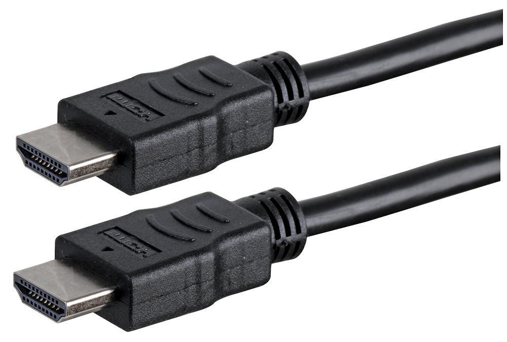 PRO SIGNAL - Cábla HDMI Ardluchtas, Fireann go Fireann, 5m, Dubh