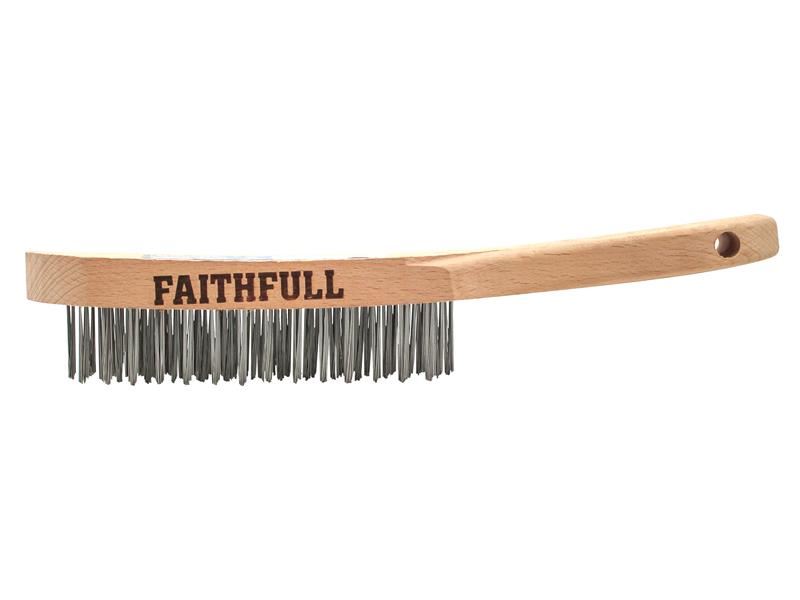 Faithfull - Berus Calar Keluli Tahan Karat Berat, 4 Baris
