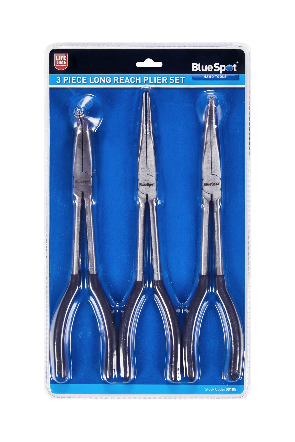 Blue Spot Tools 3-delige set lange reach-tangen, 280mm