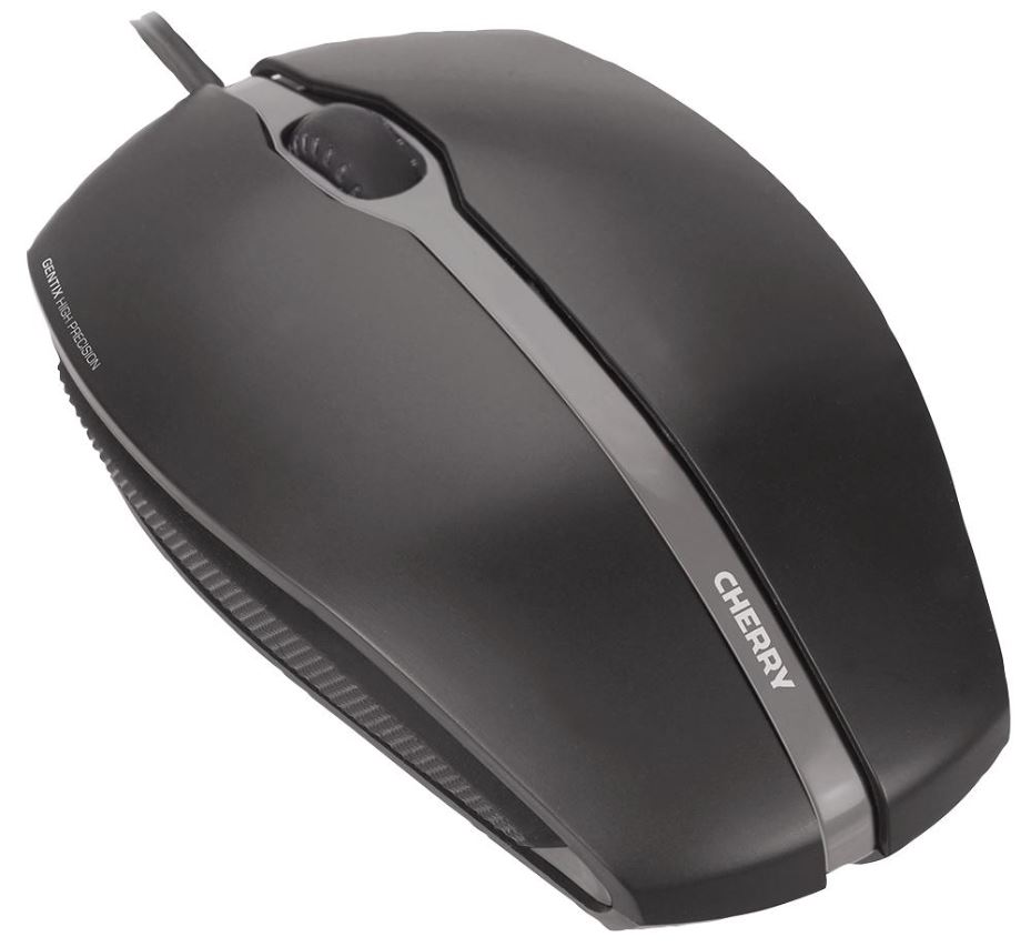 CHERRY GENTIX Mouse Cablato Illuminato, Nero