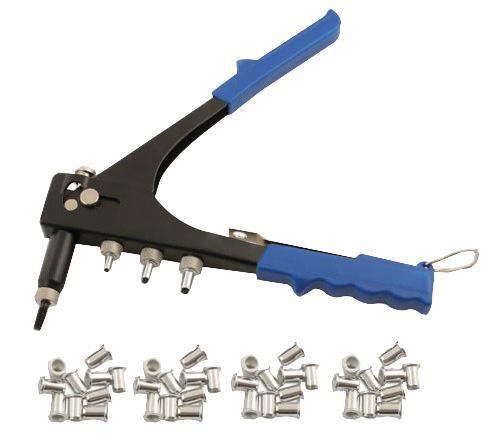 LASER Aluminium Nut Riveter with 40 Assorted Nut Rivets