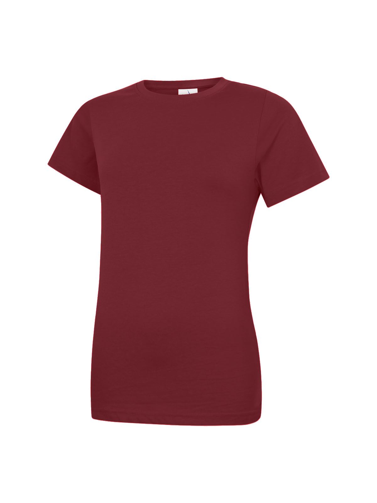 Uneek Unisex Classic Cotton Crew Neck T-Shirt, Maroon, 2XL