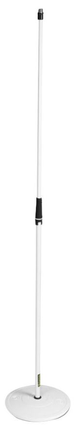 GRAVITY Soporte para Micrófono con Base de Fundición, Blanco