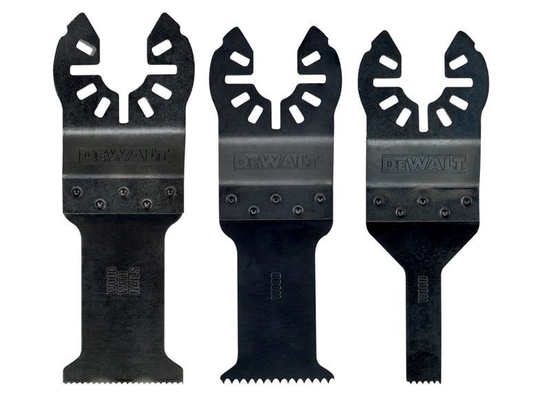 Juego de Cuchillas Multifunción DeWalt, 3 Piezas