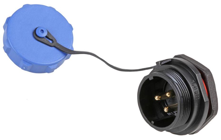 PRO ELEC - Connecteur de panneau 3 pôles SP211 série, IP68