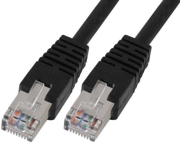 PRO SIGNAL Cable Ethernet RJ45 a RJ45 Cat5e S/FTP, 1m, Negro