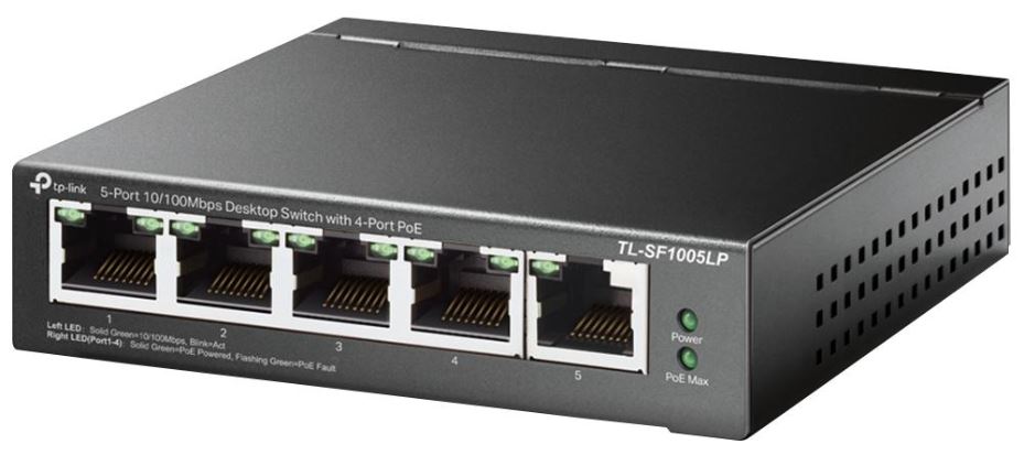 TP-LINK - Suis Desktop Ethernet 5 Port dengan PoE
