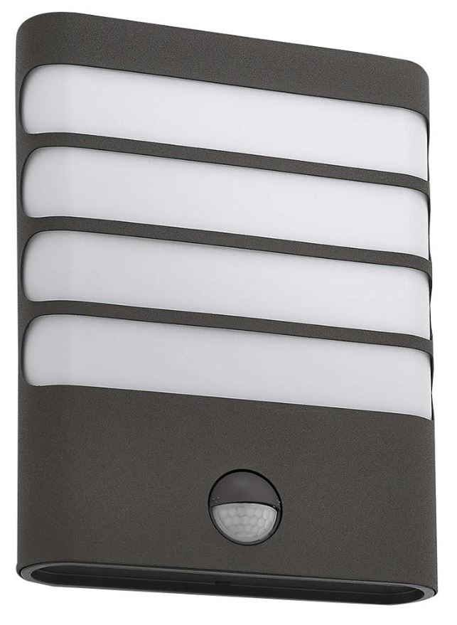 Philips 3W LED Buitenwandlamp met PIR, Zwart