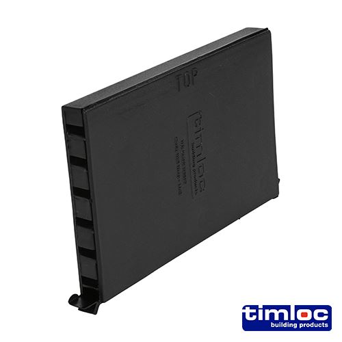 Timco Timloc Black Cavity Weep Vent, 65x10x100mm (50 Pack)