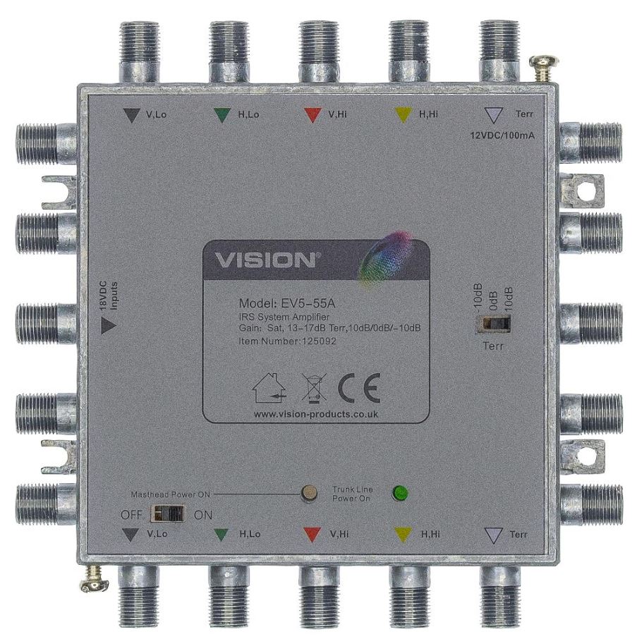 Vision EV5-55A IRS Amplifier, 4 Satellite & Terrestrial
