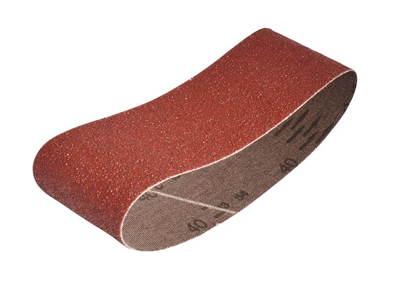 Faithfull Nastro Abrasivo in Tela 400 x 60mm, Grana Grossa 60G (Confezione da 3