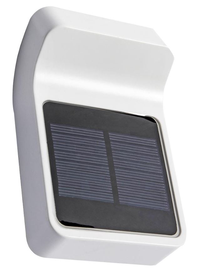 PRO ELEC IP65 Buiten Solar LED Beveiligingslamp met PIR, Wit