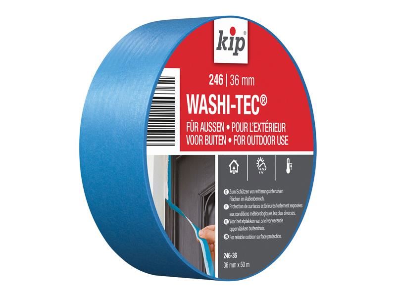 KIP® - Pita Pencegah Cat Premium 246 WASHI-TEC® Luaran 36mm x 50m