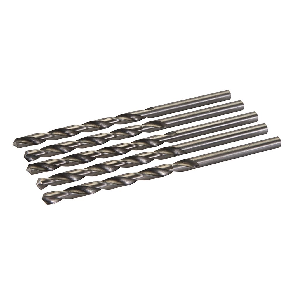 Silverline Μετρικά Τρυπάνια HSS-R Μακράς Σειράς 5τεμ - 8.0×165mm