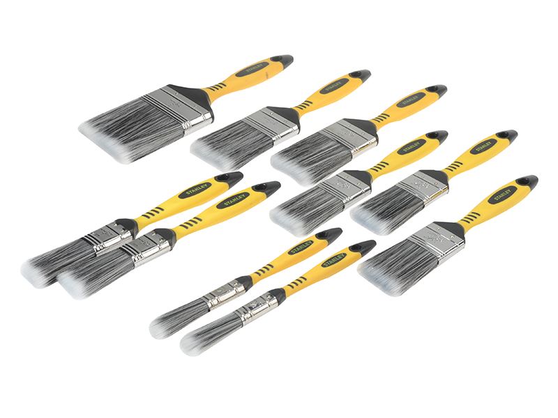 STANLEY Loss Free Synthetic Brush Set, 10 Pieces