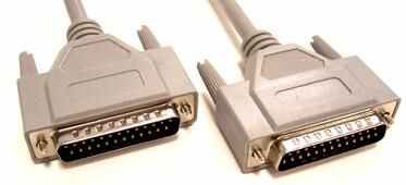 PRO SIGNAL 25-Pin D Male to Male Serial Cable, 2m, Grey