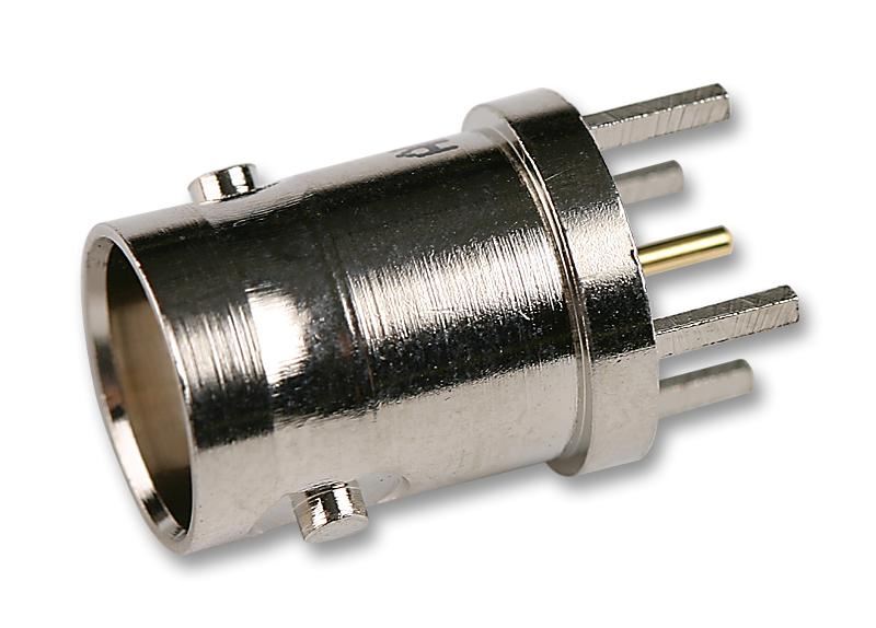 AMPHENOL BNC Straight Jack RF Coaxial Connector, 50 Ohm