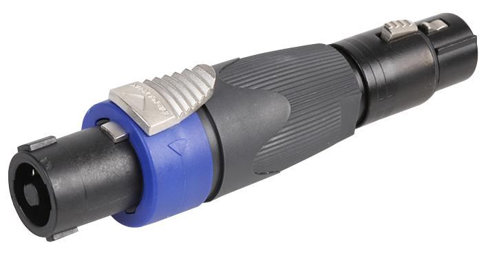 NEUTRIK Adaptateur NL4FX vers XLR 3 broches, pré-câblé