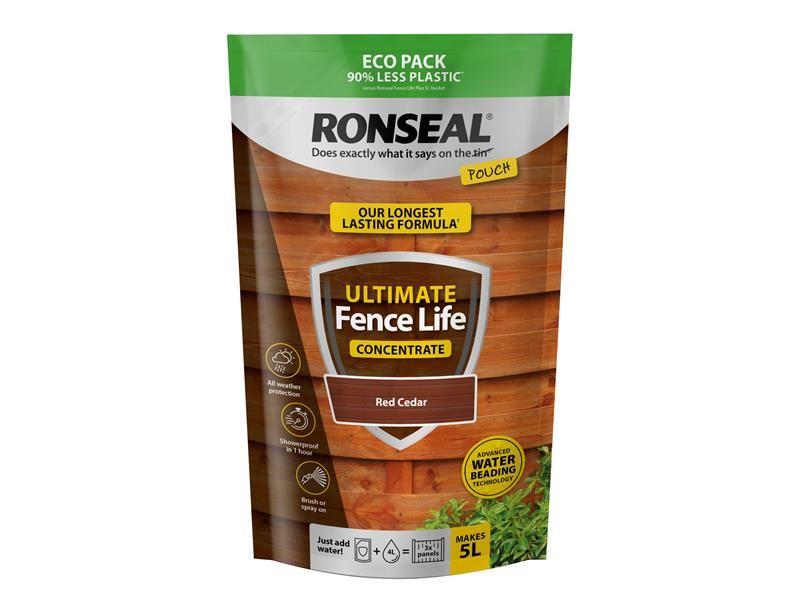 Ronseal - Cnuasach Saoil Deiridh d’Fhálta (Cédar Dearg, 950ml)
