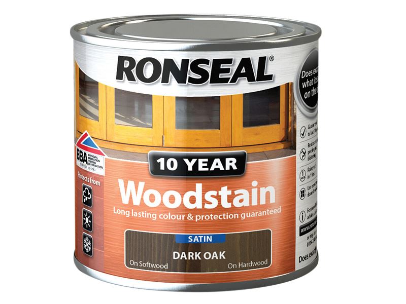 Ronseal 10-Jahres-Holzlasur Dark Oak 250ml