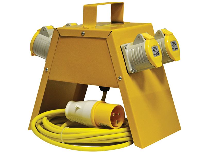 Faithfull Power Plus - Boîtier de distribution 4 voies 110V