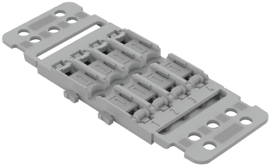 WAGO 221-2504 Supporto di Montaggio a 4 Vie con Sollievo dalla Tensione