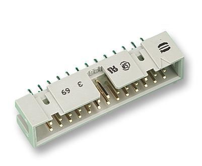 HARTING SEK18 Straight Header, 6 Way, 2.54mm Pitch