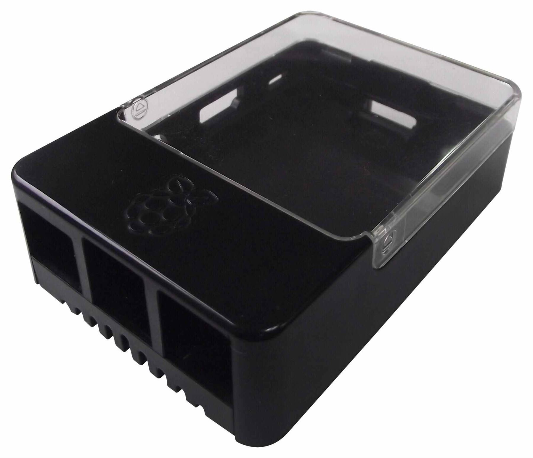 MULTICOMP Raspberry Pi & HATケース ABS/ポリカーボネート製 ブラック/クリア