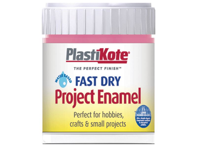 PlastiKote Peinture Émail Séchage Rapide - Rose Vif, 59ml