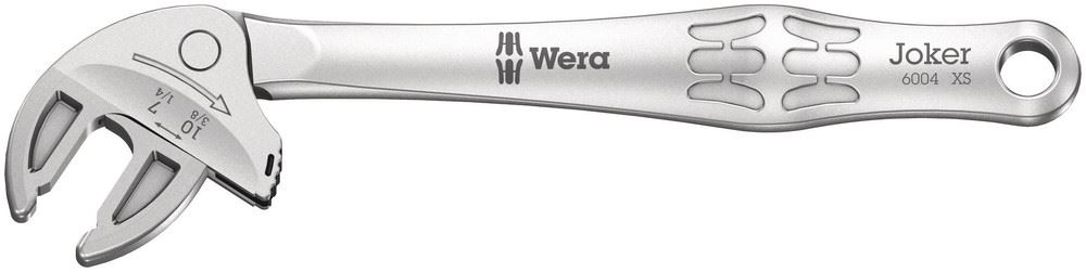 Wera 6004 Joker XS Self-Setting Spanner, 7-10 & 1/4-3/8 Inch, 117mm