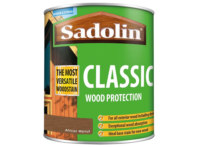 Sadolin Classic 木器保護油 非洲胡桃色 1公升
