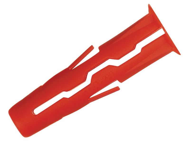 Rawlplug Red UNO Plugs 6x28mm (Pack of 1000)