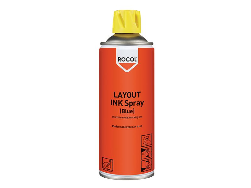 ROCOL Layout Ink Spray, Blue, 400ml