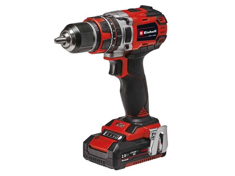 Einhell TE-CD 18/50 Li-i BL 콤비 드릴 18V (2 x 2.0Ah Li-ion 배터리 포함)