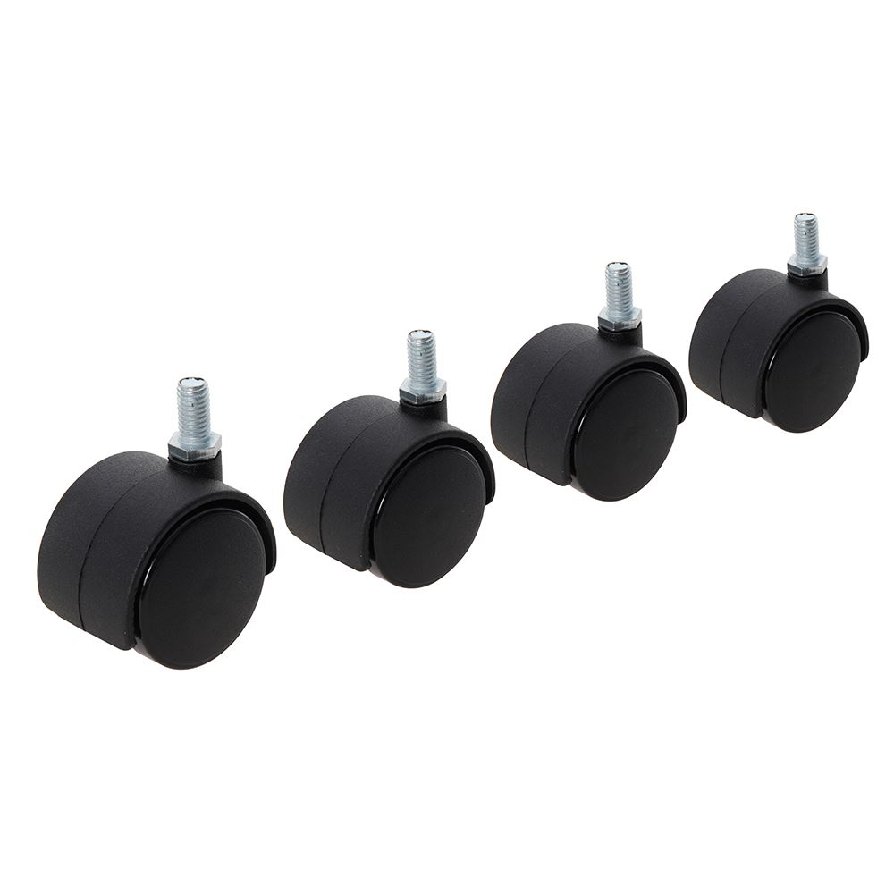 Fixman Twin Wheel Castor Bolt, 40mm, 4-Pack