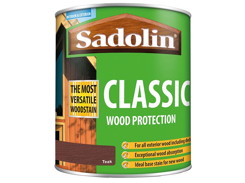 Sadolin Classic Wood Protection - Teak, 1 Litre