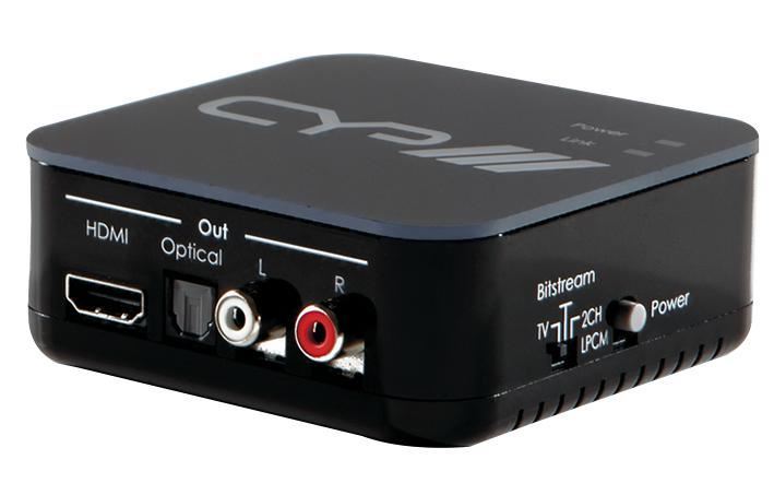 CYP AU-11CD HDMI Audio De-Embedder s optickým a RCA výstupem